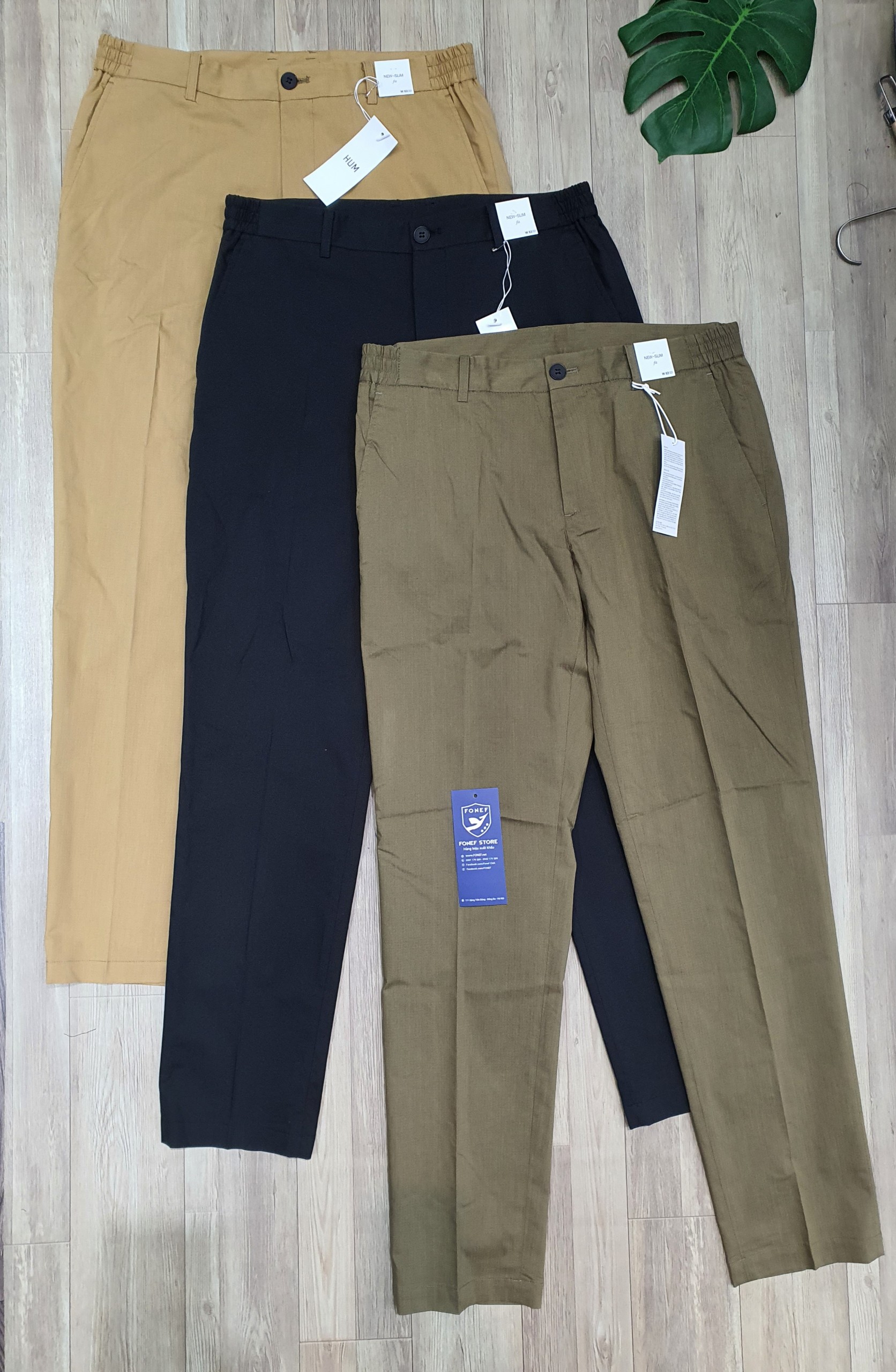 Quần kaki golf (Xuất Hàn) xuất xịn full túi, tag.