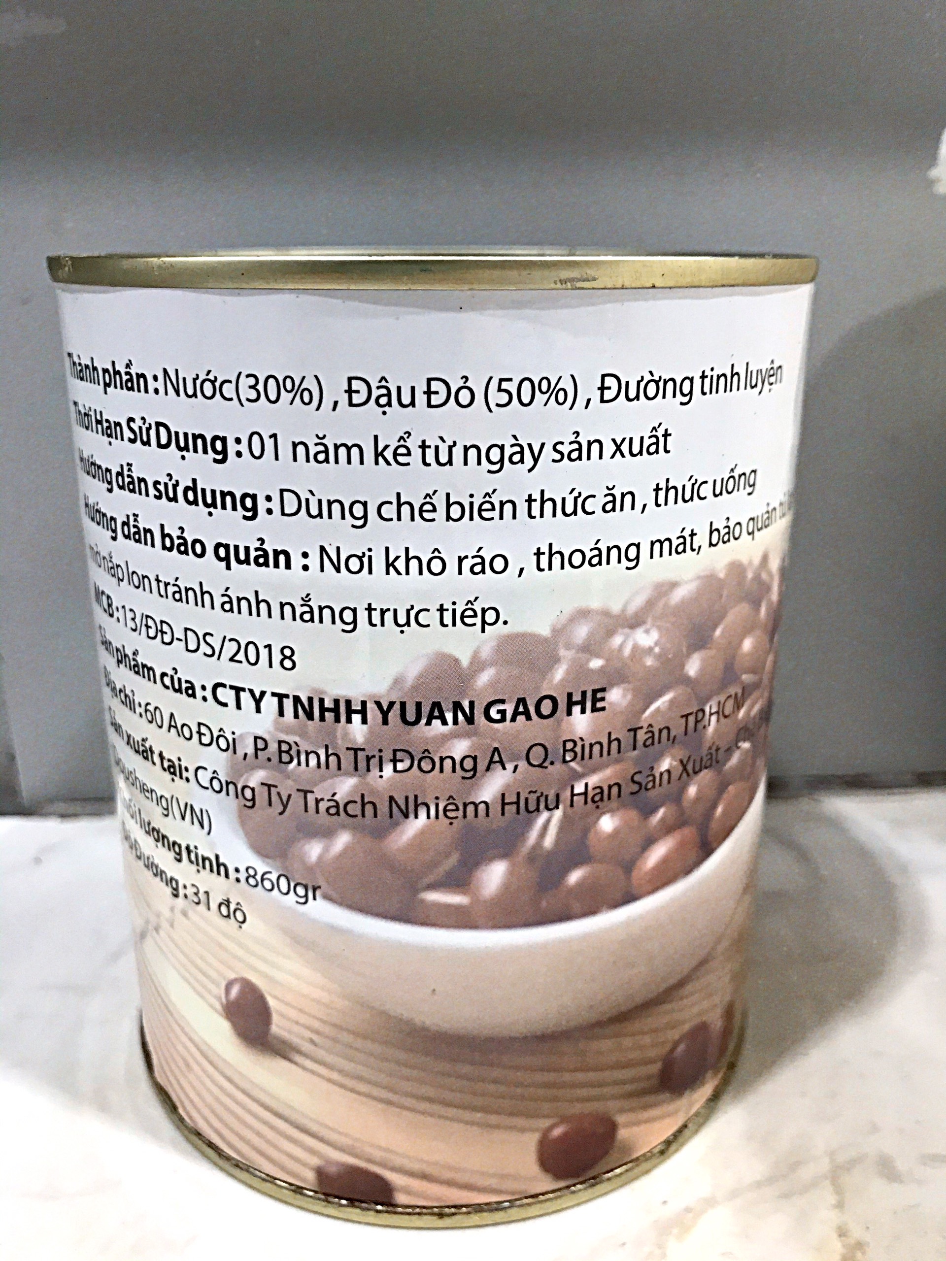 [HCM]Đậu Đỏ lon
