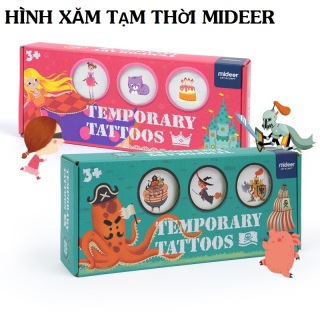 Hình Xăm Tạm Thời và Hình Dán Móng tay An Toàn Cho Trẻ - Mideer Temporary Tattoo MD4041 - MD4042 thumbnail