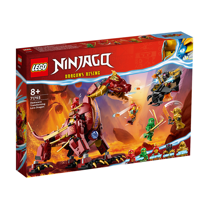 Đồ chơi lắp ráp rồng thần dung nham heatwave lego ninjago 71793