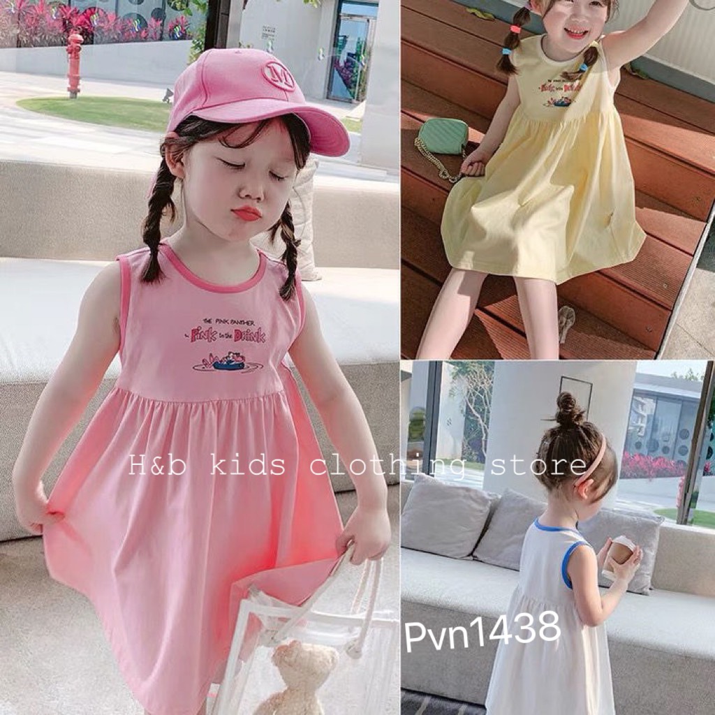 váy thun cotton cho bé 8-17kg
