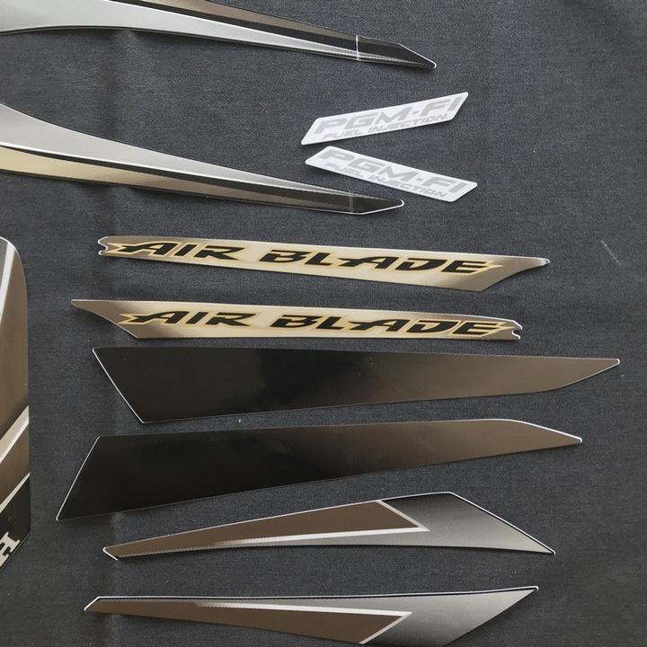 Bộ Tem 3 Lớp Dành Cho Air Blade Thái Đời 2009(Màu Xám)
