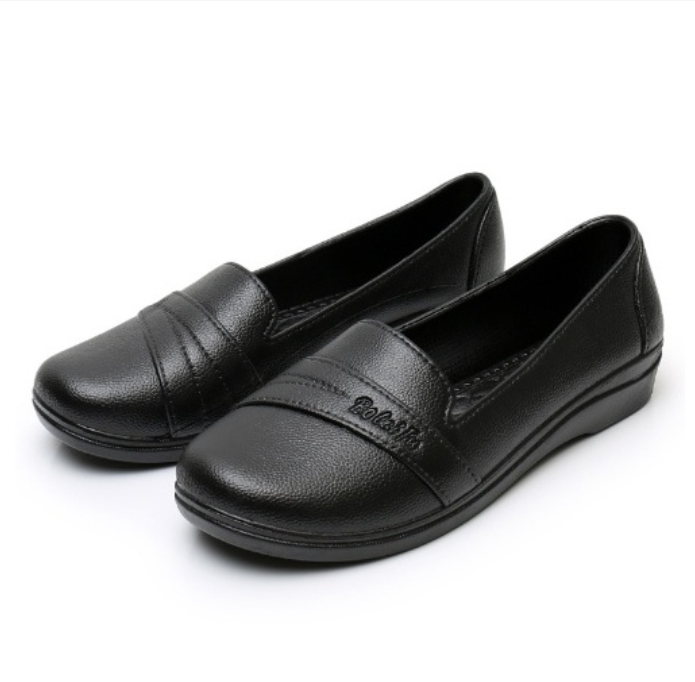 GIÀY CAO SU NON NỮ ĐẾ DẺO ĐI MƯA CAO 2CM