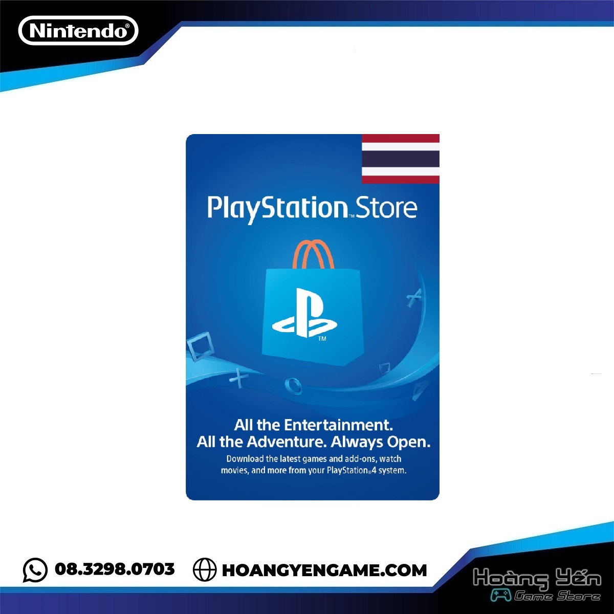 Thẻ Code PSN hệ Thailand