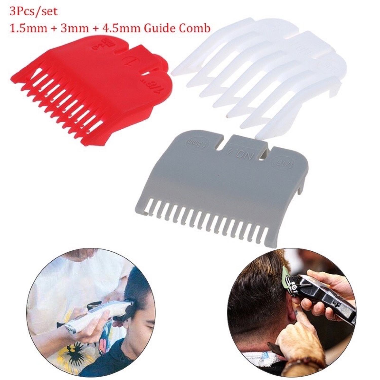 Cữ tông đơ cắt tóc 1,5mm 3mm 4.5mm