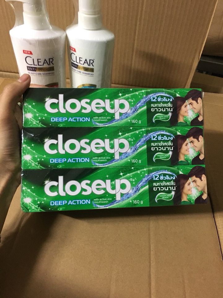 KEM ĐÁNH RĂNG CLOSEUP THÁI LAN 160GR