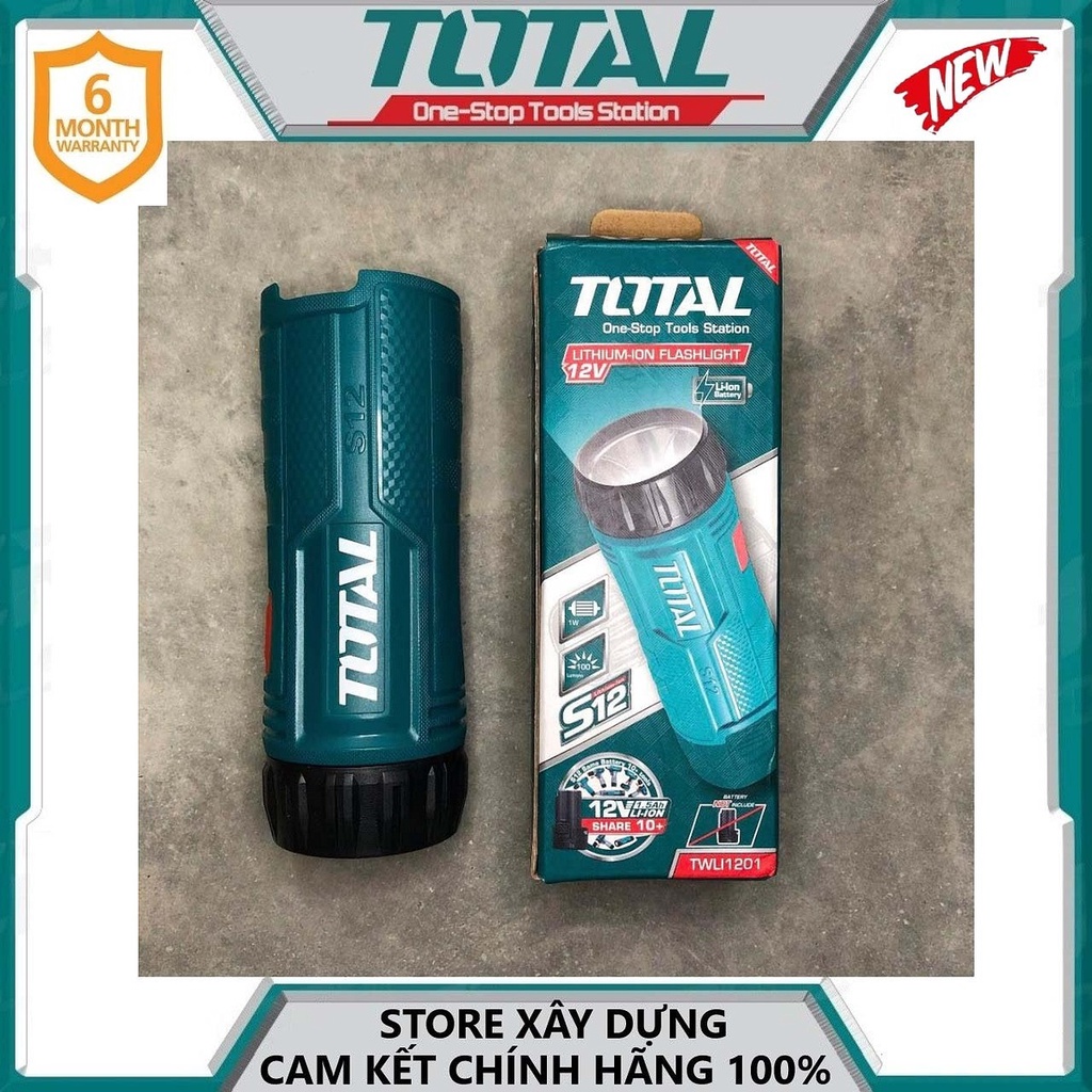 Đèn pin 12v total twli1201- hàng chính hãng