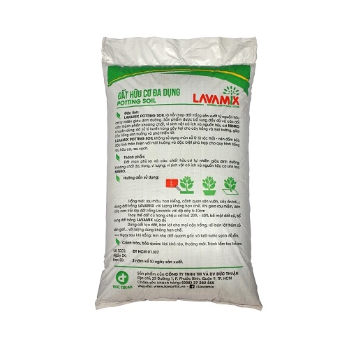 Đất Sạch Đất Hữu Cơ Đa Dụng Lavamix 20dm3 (DLV-001-20DM)