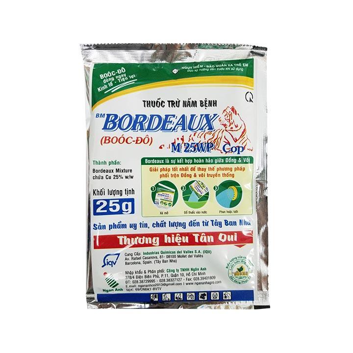 Chế phẩm trừ nấm bệnh BORDEAUX 25WP (BOOC-ĐÔ) 1kg