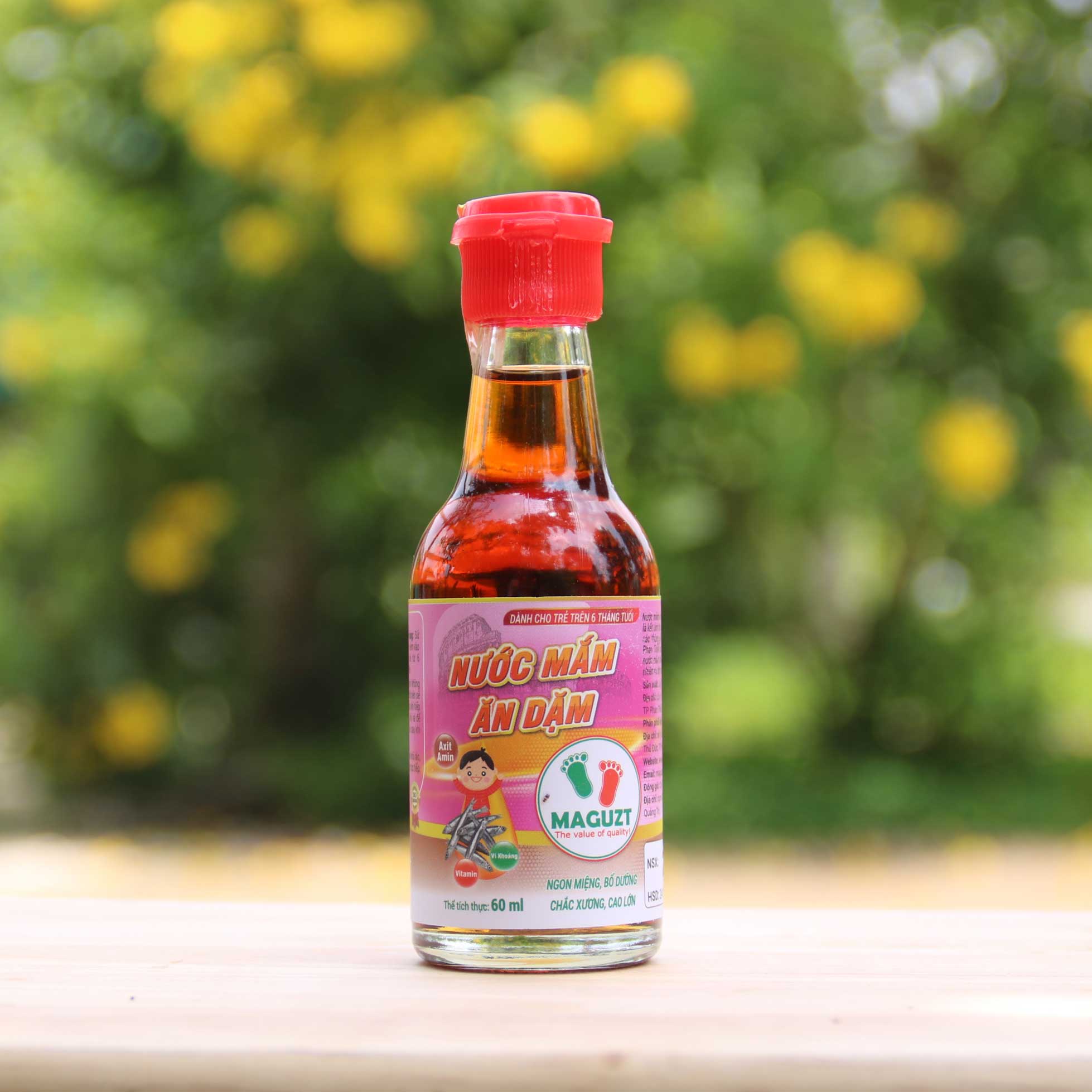 Nước Mắm Cho Bé Ăn Dặm Maguzt Cá Cơm Than