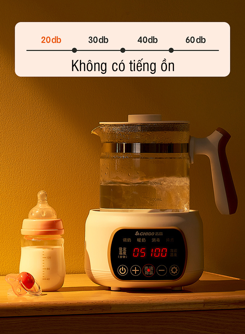 Ấm đun nước pha sữa cho bé