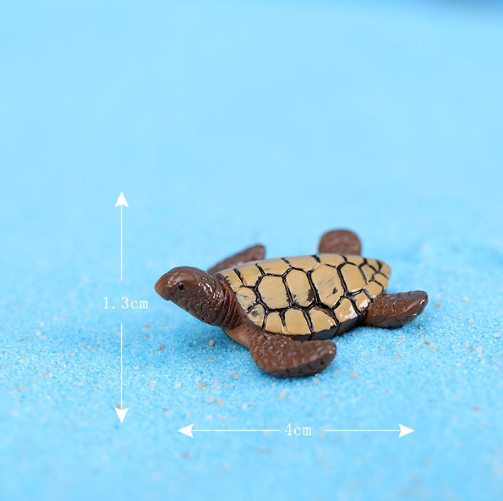Mô hình rùa biển mini trang trí tiểu cảnh, terrarium