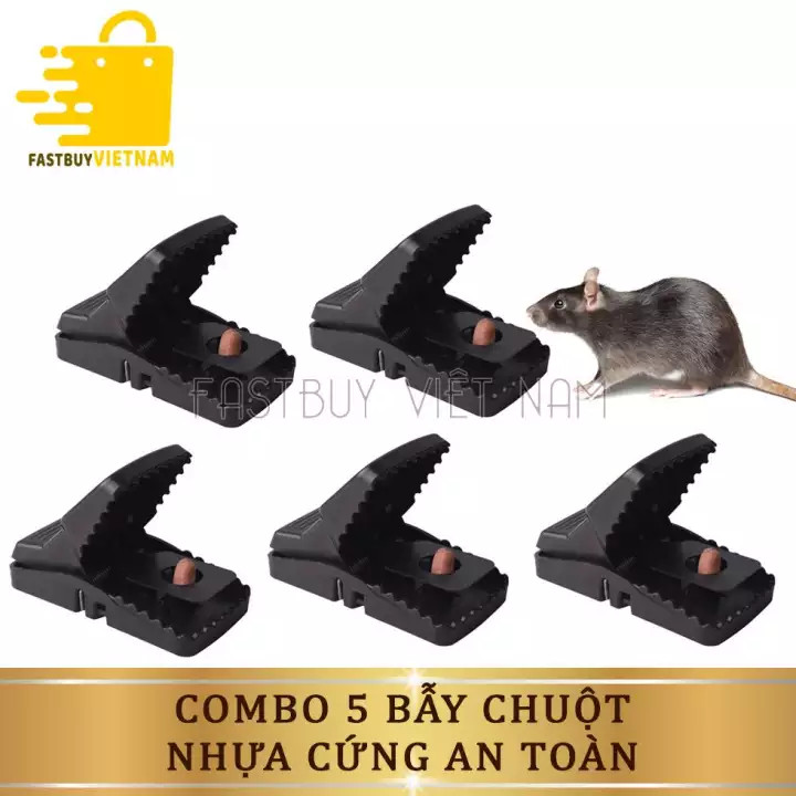 [HCM]Combo 5 Bẫy Chuột Thông Minh - Bẫy Chuột Siêu Hiệu Quẩ Bẫy Cực Mạnh Diệt Chuột Ngay Tức Khắc Kể Cả Chuột Lớn