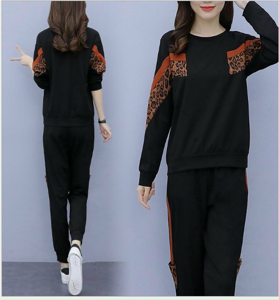 SET BỘ THUN THỂ THAO PHỐI DA BEO