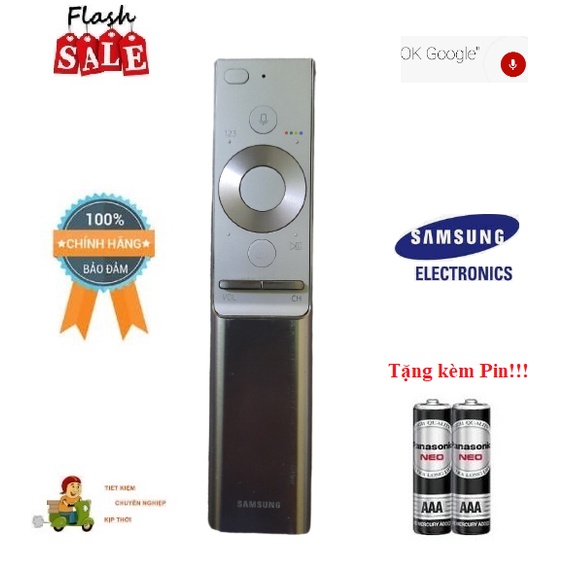 Remote Điều khiển tivi samsung giọng nói QLED TV- Hàng chính hãng theo máy Tặng kèm Pin