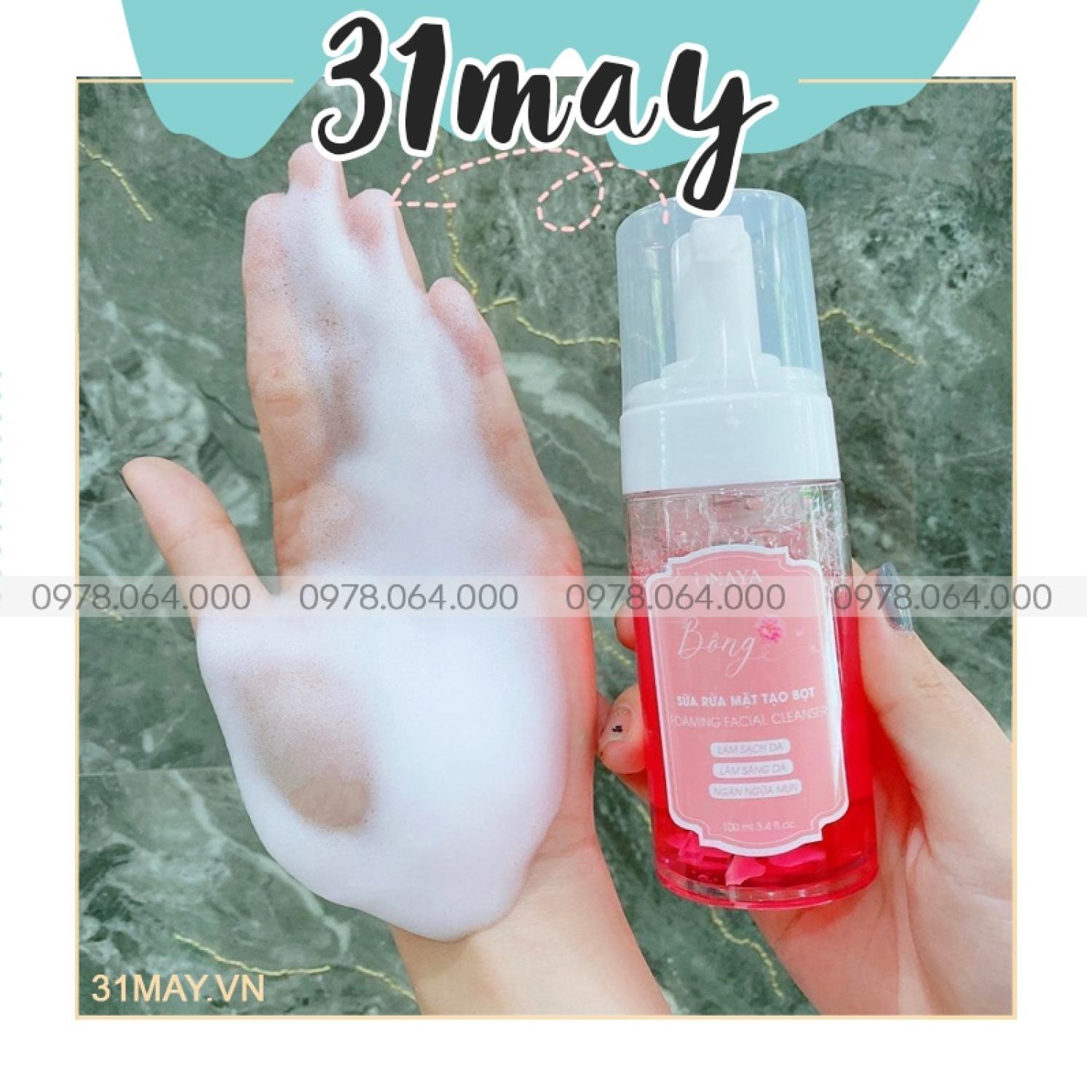 Sữa Rửa Mặt Bông Onaya Chính Hãng 100ml