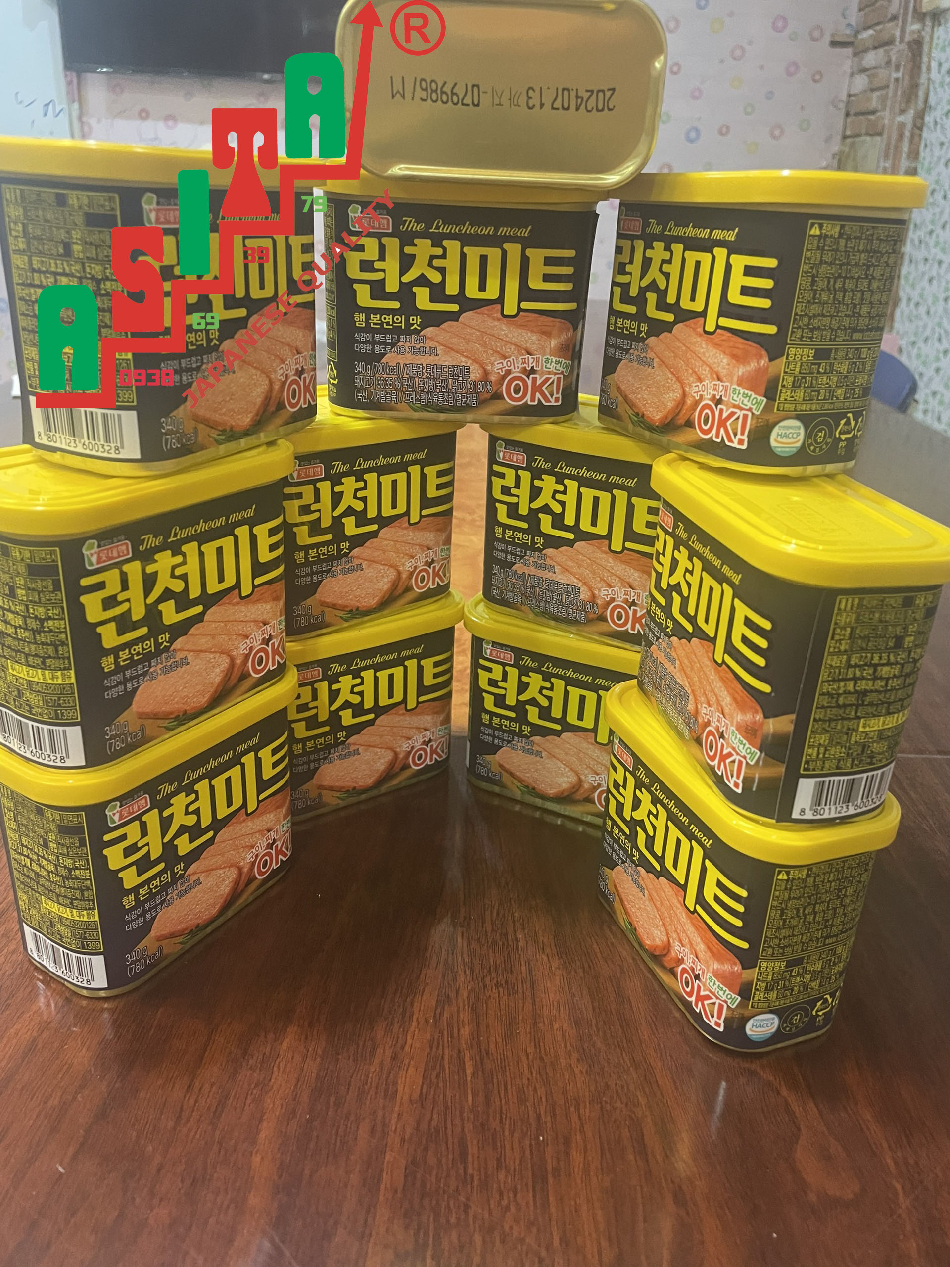 THỊT HỘP OK HÀN QUỐC OK DATE 6-2026