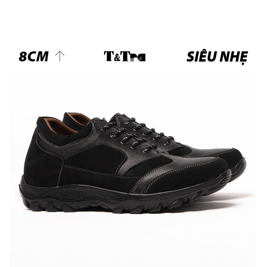 Shoes high male t&tra t34 black