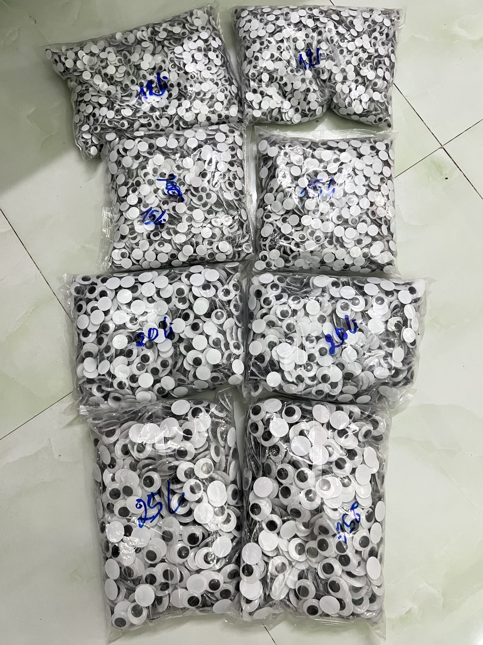 Mắt thú _ Mắt liếc làm handmade