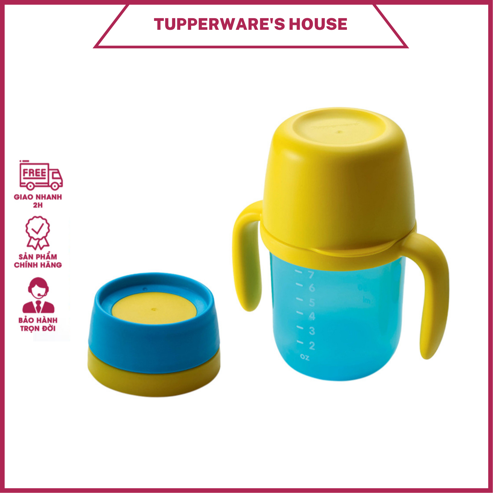 Bình tập uống Tupperware Twinkle Sippy Cup 250ml