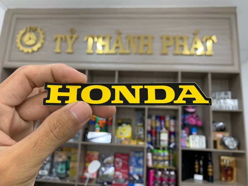 Tem bửng trong ZX Tươi chử Honda Vàng 120mm