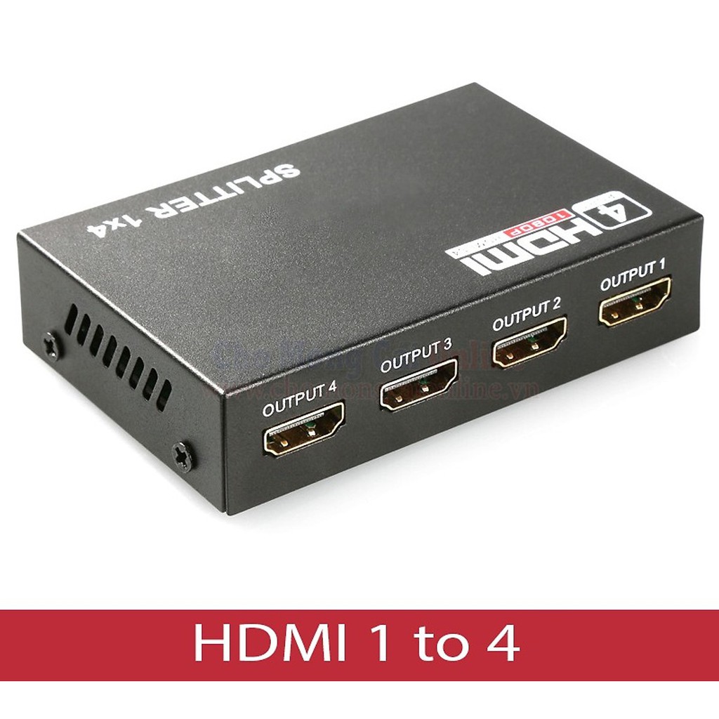 Hub chia 1 hdmi ra 2 hdmi/ chia 1 ra 4 cao cấp, hub chia mẫu mới bán chạy