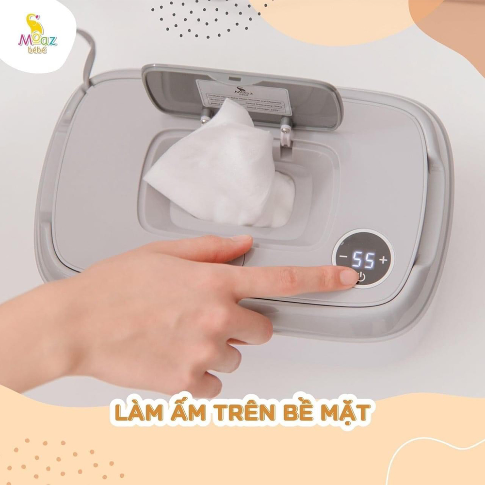 Máy làm ấm khăn ướt cho bé Moaz Bé Bé MB-008