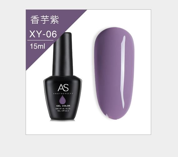 Sơn gel as mã xy màu tím nhẹ 15ml
