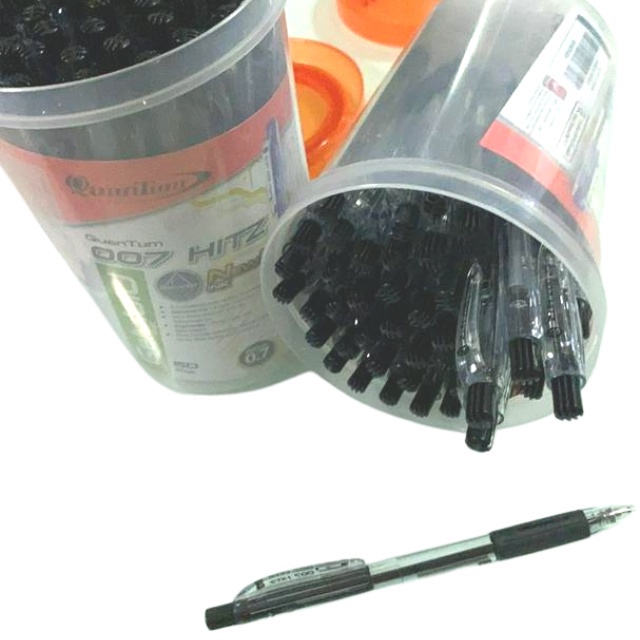Bút viết bi qtm 0.7mm hitz mực xanh/đỏ/đen