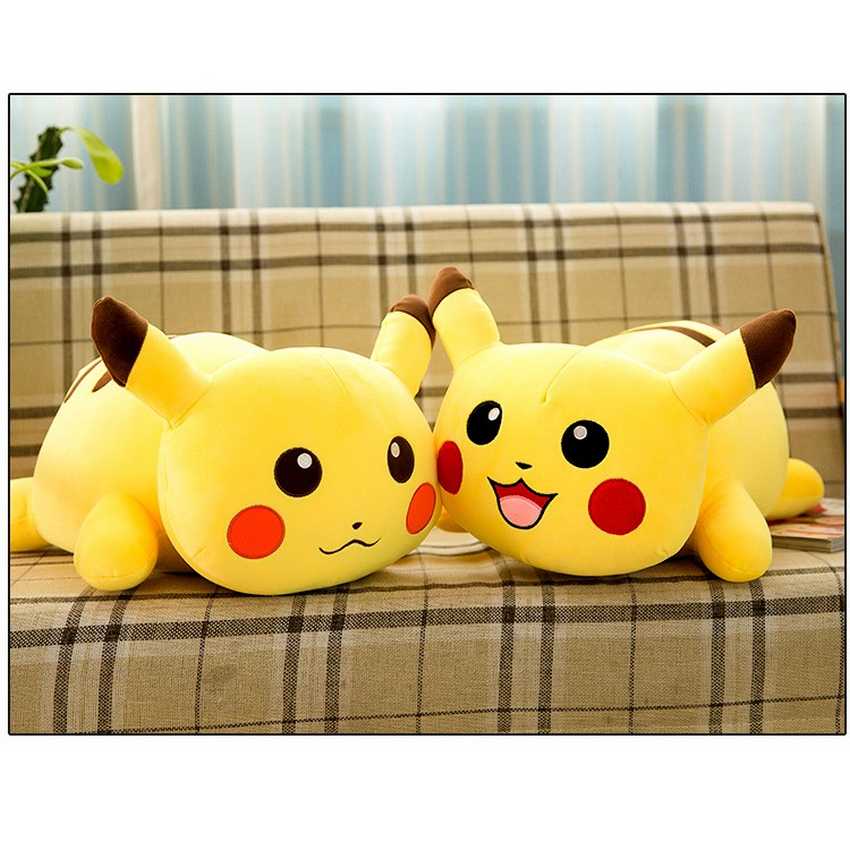 Gấu Bông PiCaChu Nằm, Thú Nhồi Bông BoKeMon