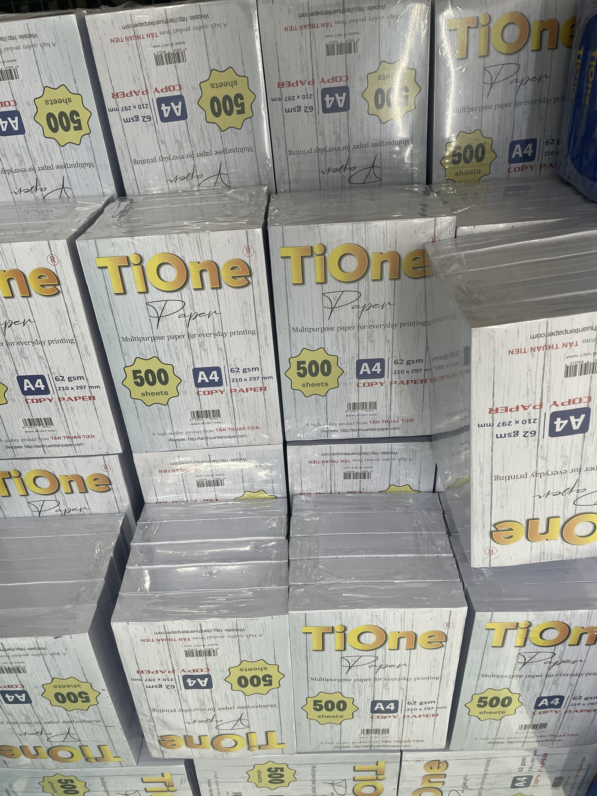 Giấy photo a4 tione - 62gsm