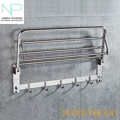 [HCM]GIÁ TREO KHĂN INOX SUS 304