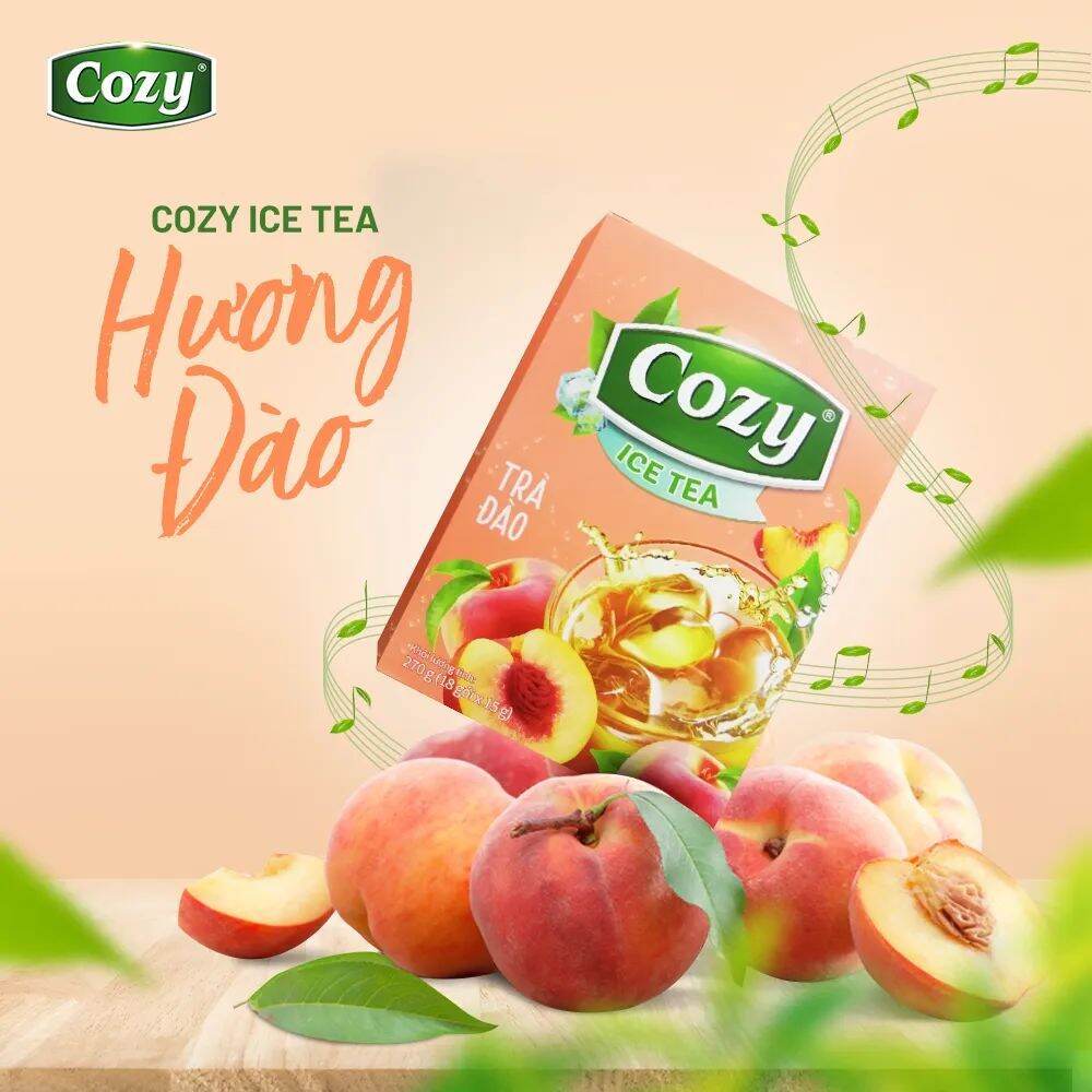 Trà cozy hòa tan Icetea 240g/170g (16 gói/ 10 gói)