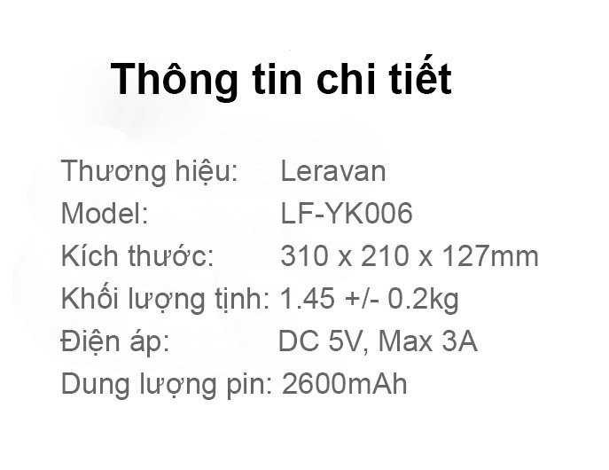 Gối massage nhiệt Xiaomi Leravan