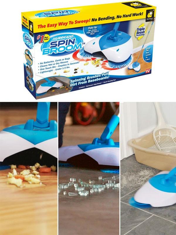 Chổi quét nhà hút bụi thông minh Spin Broom