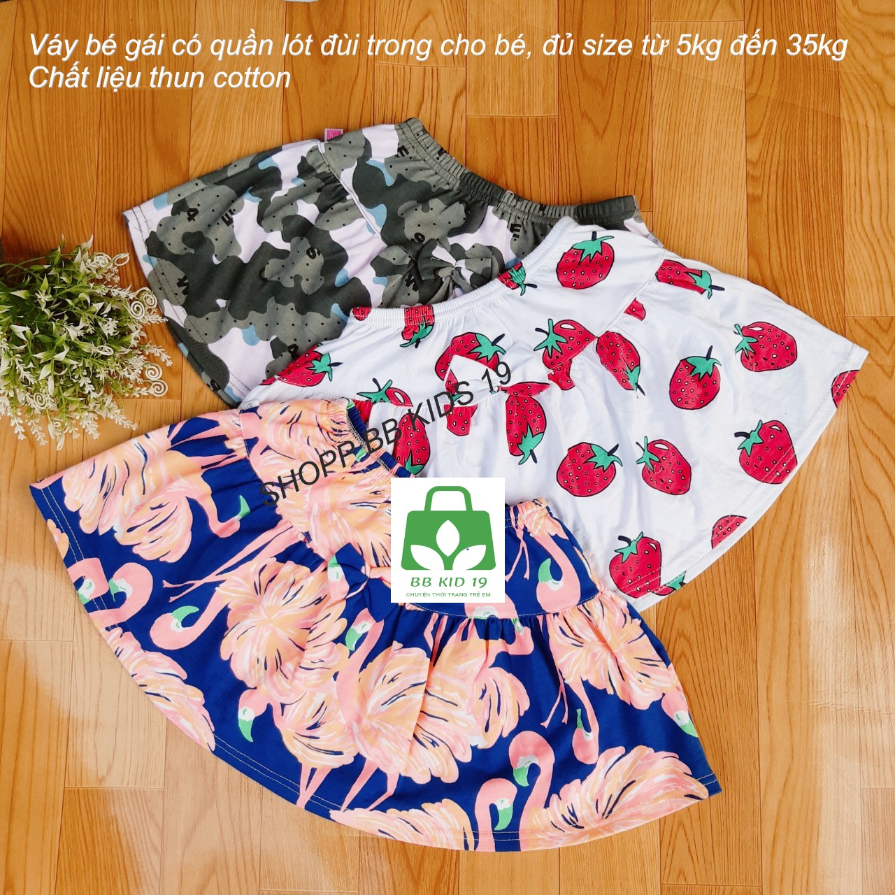 [HCM]Váy bé gái size 5 từ 24-33kg(combo 3 cái)