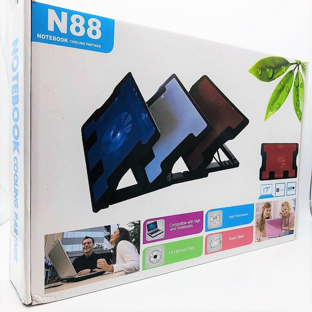 (HCM) Quạt tản nhiệt Laptop đế tản nhiệt kèm quạt làm mát laptop có đèn N88-NB339