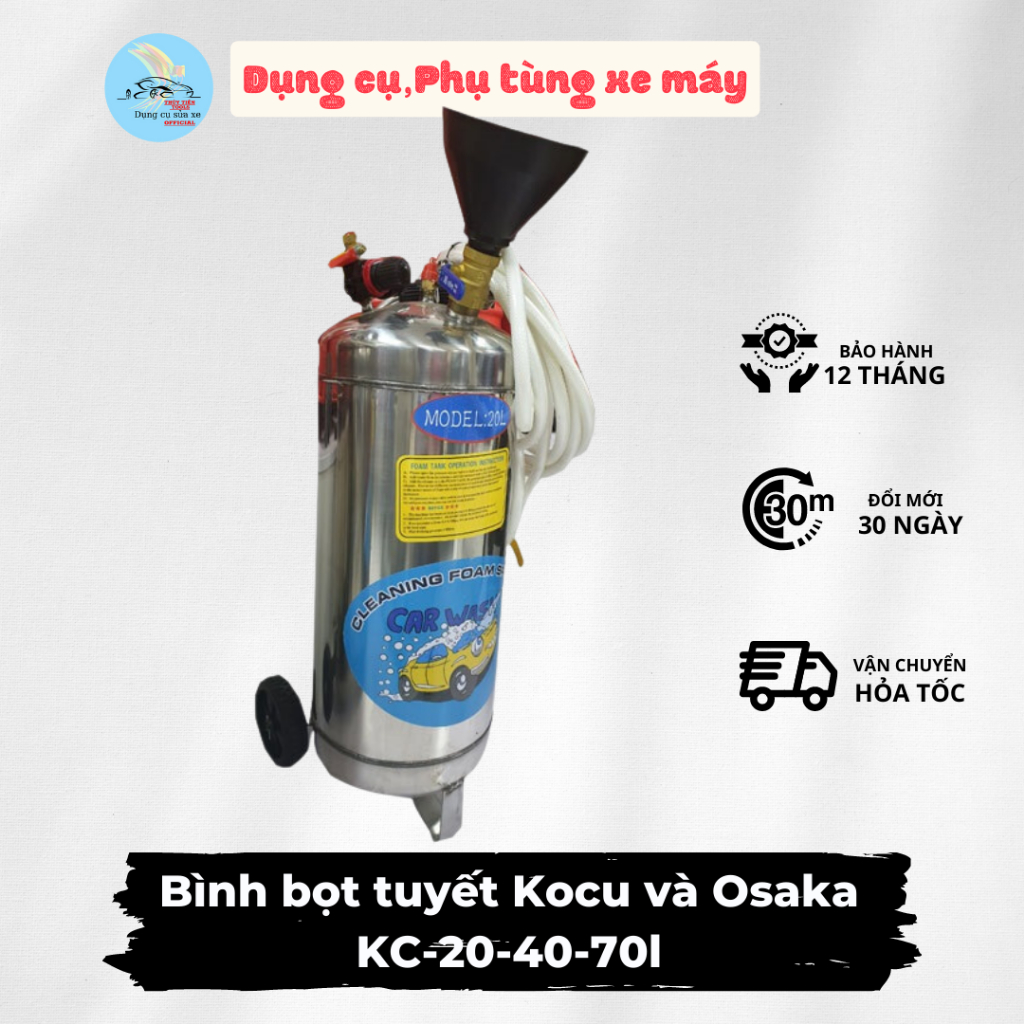 Bình bọt tuyết kocu kc-20-40-70l