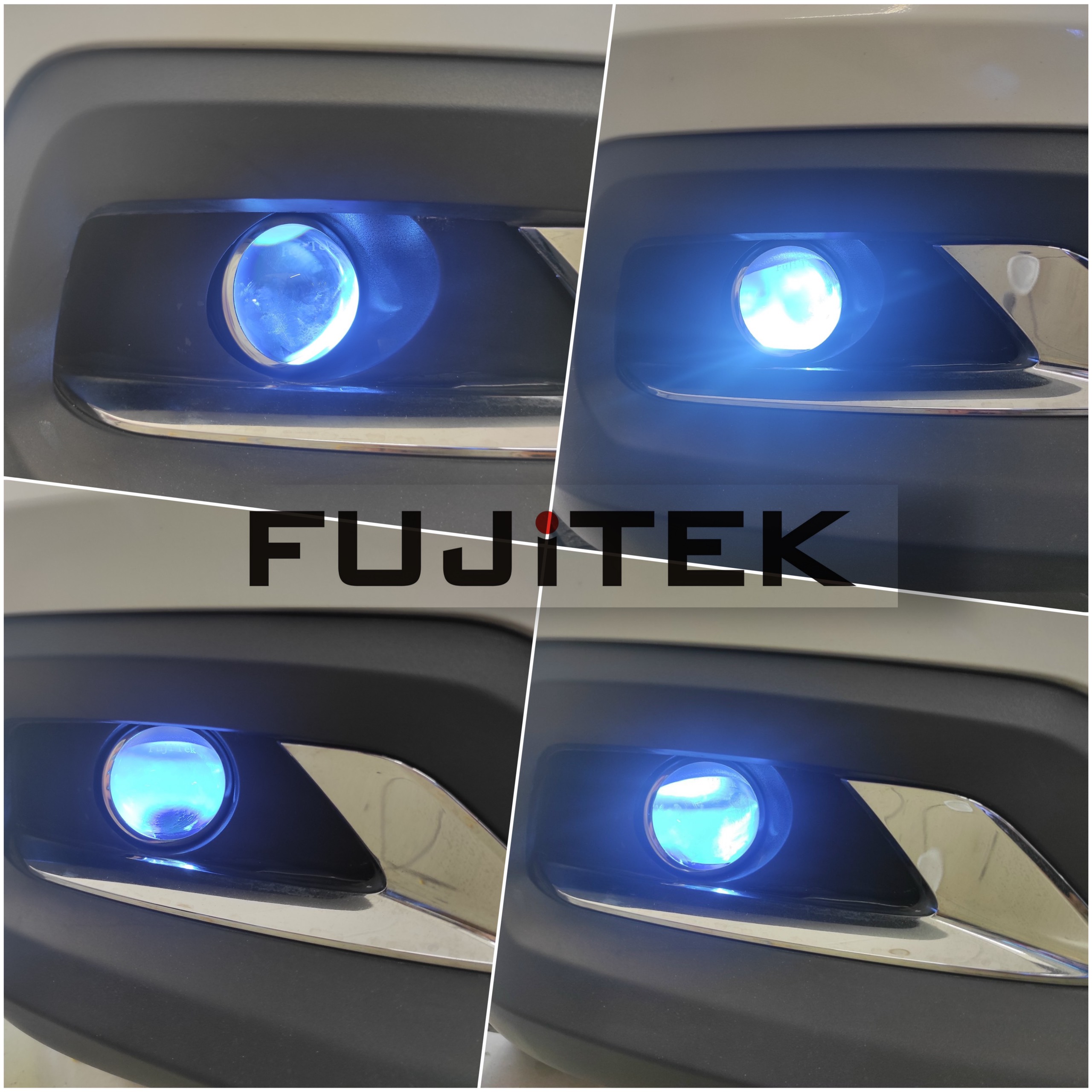 ĐÈN BI GẦM LED FUJITEK G1 PLUS 2 CHẾ ĐỘ PHA COS CÓ LED MẮT QUỶ
