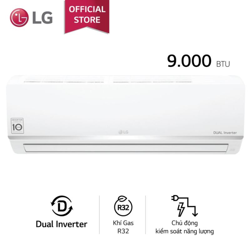 Máy lạnh LG Inverter V10ENW 1HP (Trắng) tiết kiệm điện, Jet-Cool làm lạnh nhanh, chế độ vận hành khi ngủ, chức năng tự làm sạch  - Bảo hành 2 năm - Phân phối chính hãng