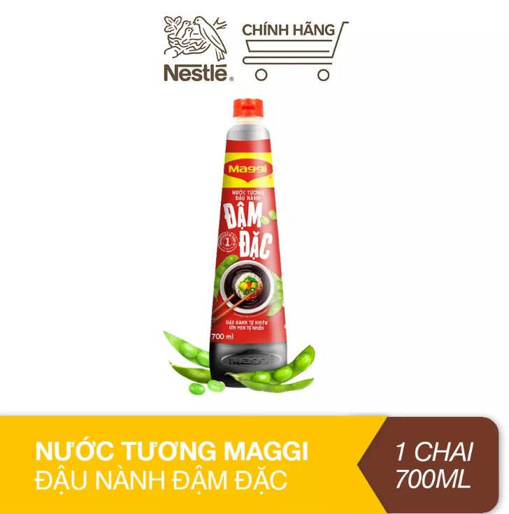 Tặng 200ml_Nước tương Maggi đậu nành đậm đặc 700ml