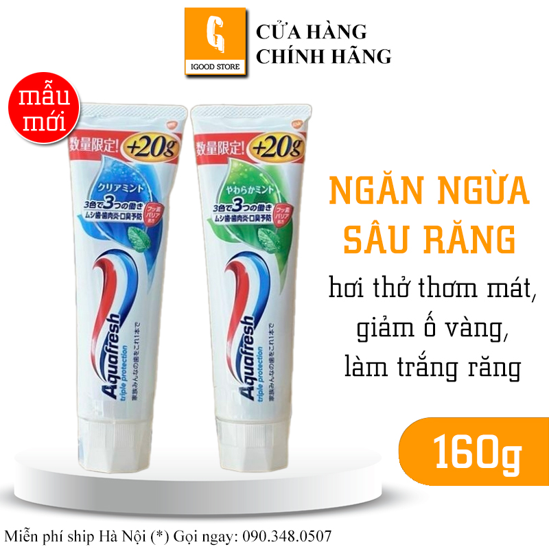 Kem đánh răng Aquafresh Nhật Bản