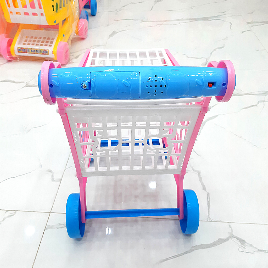 Đồ chơi xe đẩy siêu thị cho bé cao 46cm (có nhạc) HT7658S