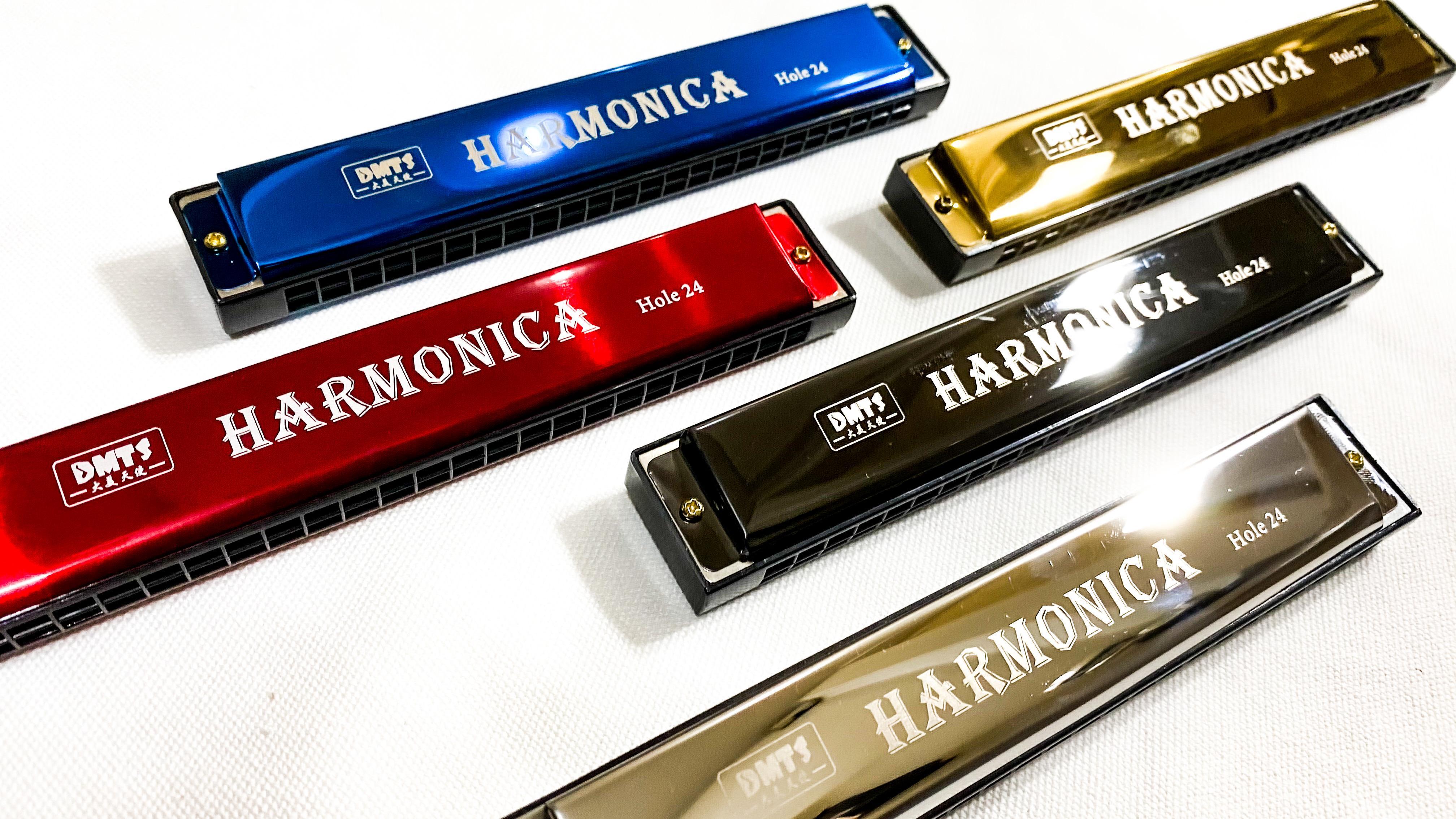 [HOẢ TỐC] Kèn Harmonica WOIM PL 24 Lỗ Đủ Màu Tập Thổi Dễ Chơi