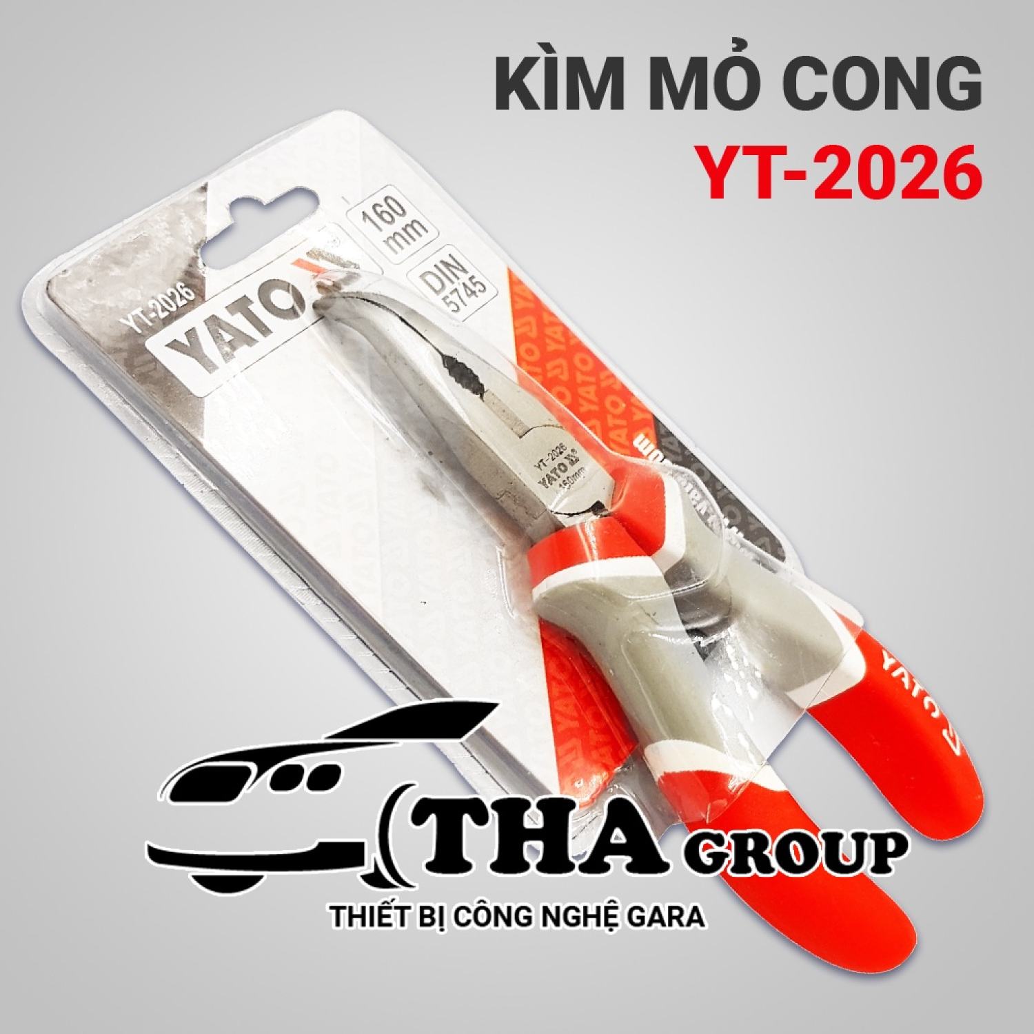 KÌM MỎ CONG YATO YT-2026