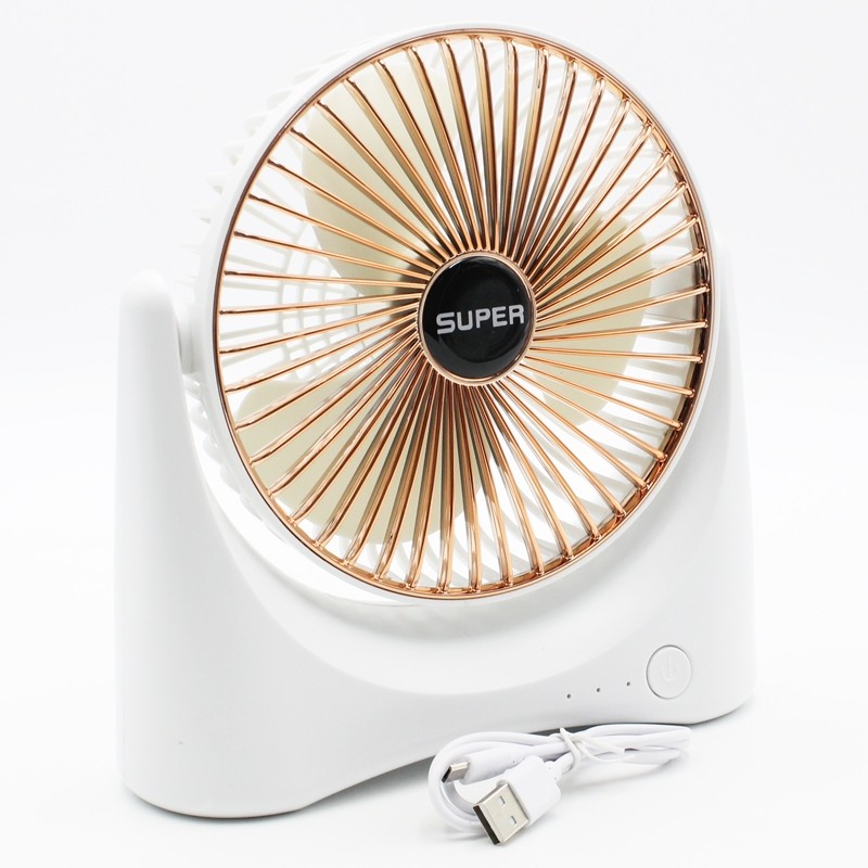Quạt tích điện mini để bàn Fan 3 chế độ