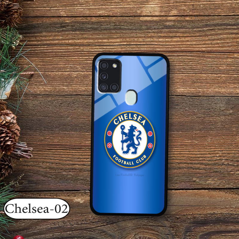 Ốp lưng kính 3D Samsung A21S hình đội bóng