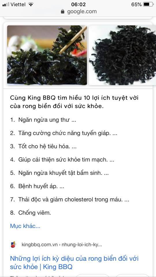 100gr RONG BIỂN ĂN LIỀN LÝ SƠN ( QUẢNG NGÃI)