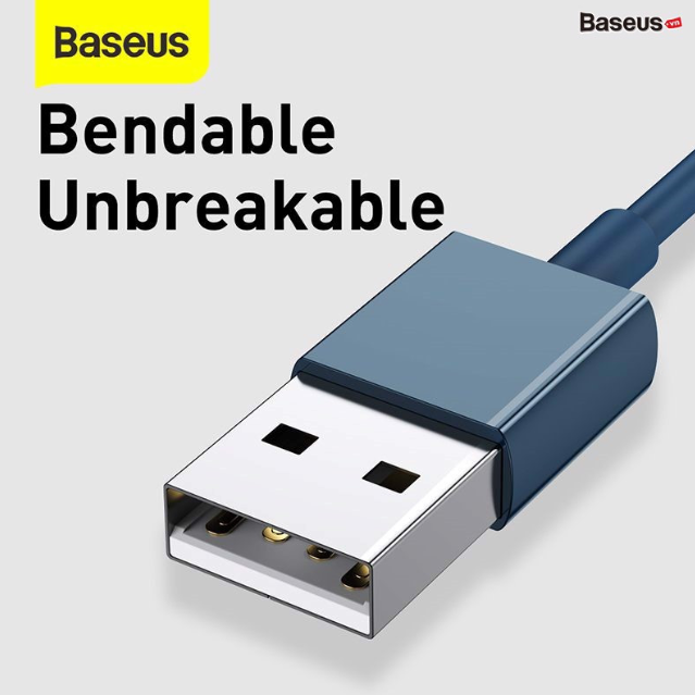 Cáp sạc 3 đầu Baseus Superior Series 3 in 1 (USB to Type C+ IP + Micro USB, 3.5A/ 1.5m, TPE Fast Charging Data Cable)