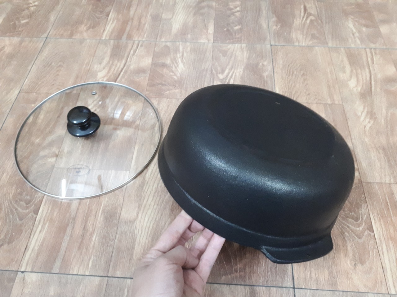 Nồi gang kho cá thịt, nấu cháo lẩu 27cm ( số 6 )